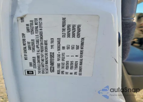 2001 Chevrolet S Truck S10 from USA, damaged, VIN 1GCCS14W8Y8158532